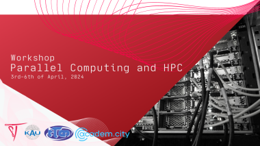 Workcshop. Parallel Computing and HPC